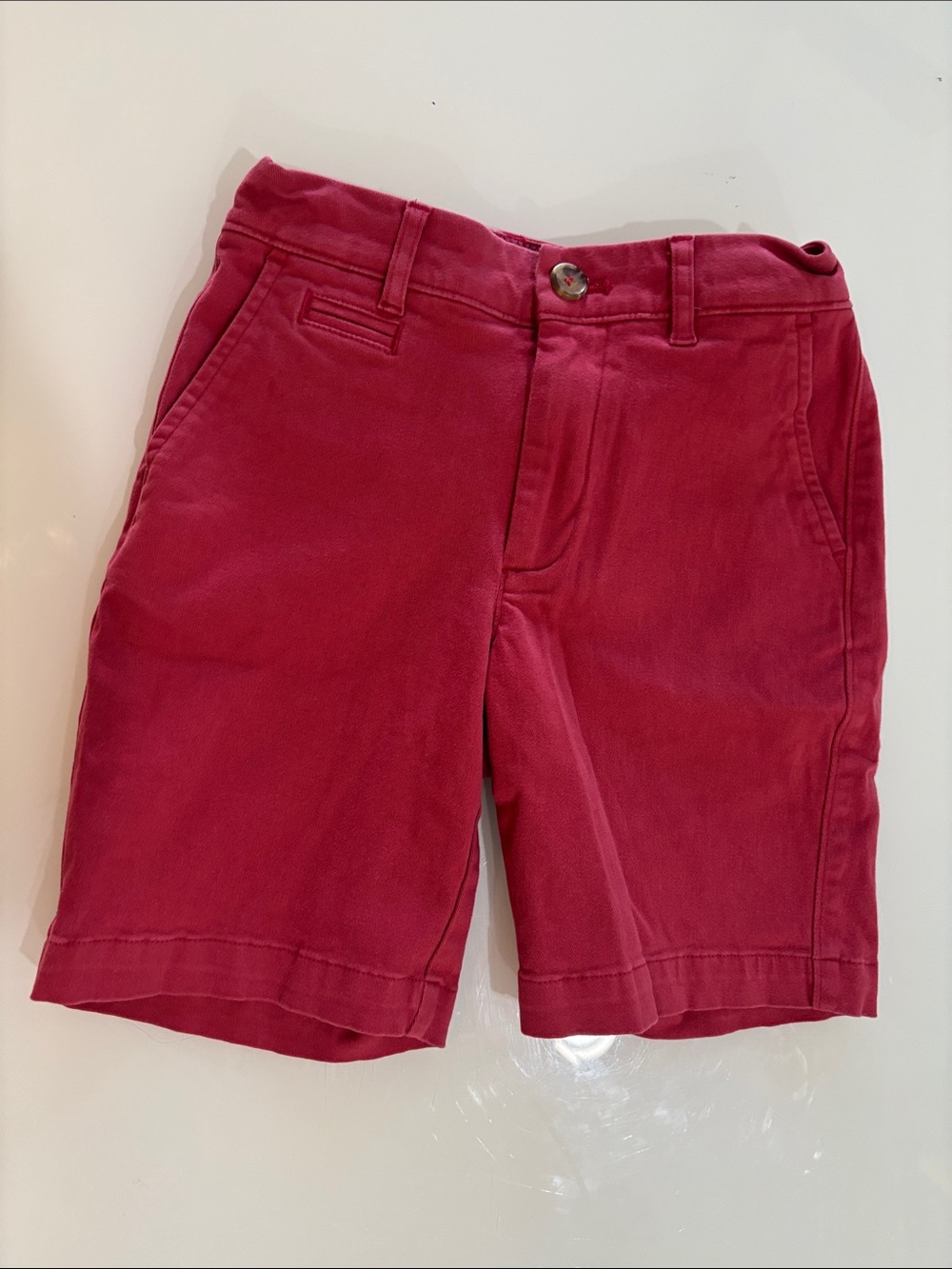 Johnnie O Classic Boys Red Cotton Shorts